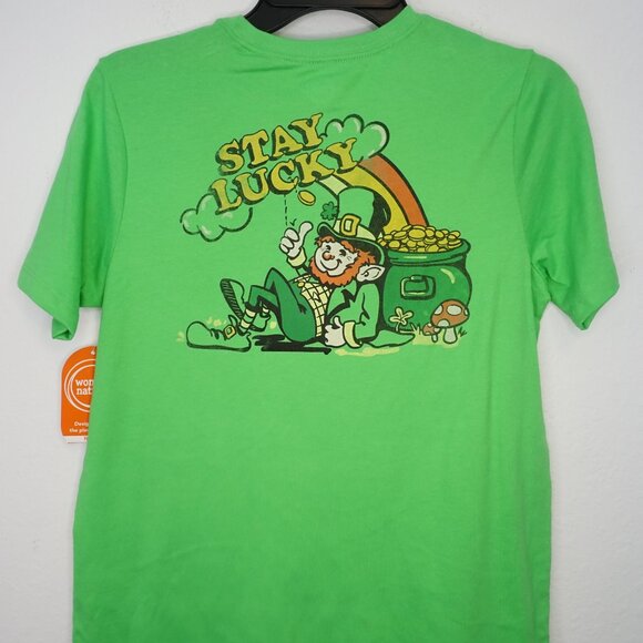 "Stay Lucky" Boys Saint Patrick's Day Shirt - Picture 8 of 10